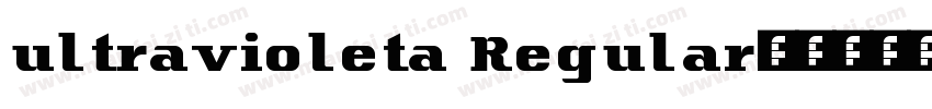 ultravioleta Regular字体转换